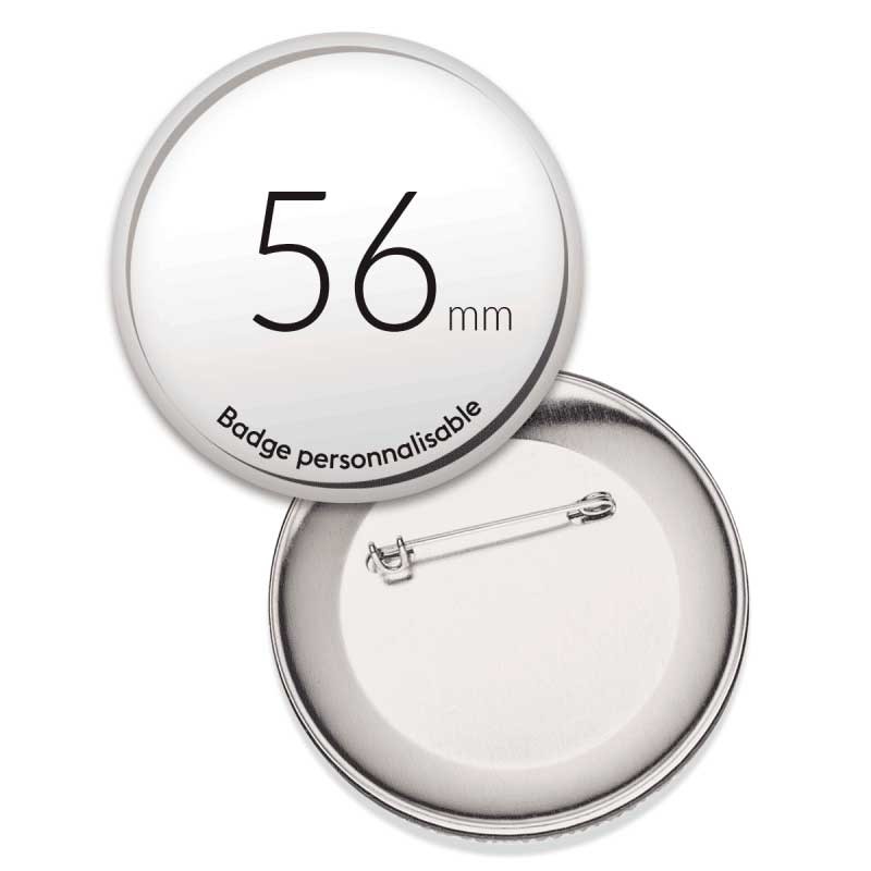 Badges ronds de 56mm