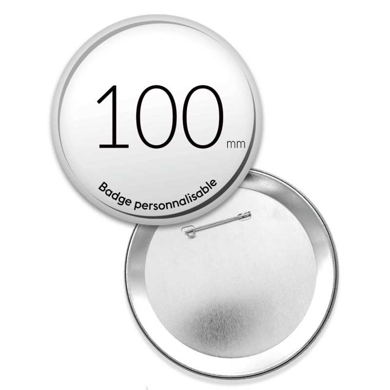 Badges ronds de 100mm