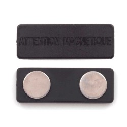 Attache aimant pour badge aimanté 63mm