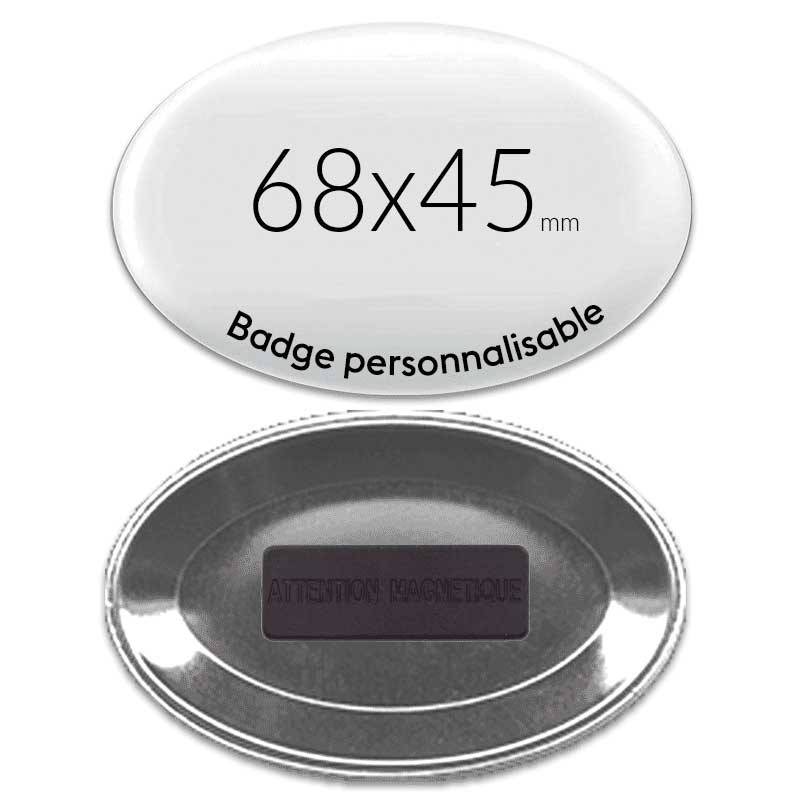 Badge Aimanté, Badge Nom Aimant, Badge Personnalisable, 10 pièces Badges  Porte Carte Aimantée Personnalisé, Magnétique Plaques Porte-noms pour  Vêtements avec 3 Aimants Puissants au Néodyme : : Fournitures de  bureau