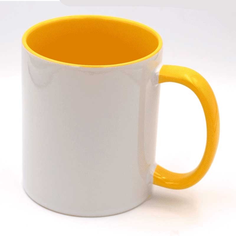 Mug Jaune et blanc Mug Jaune et blanc