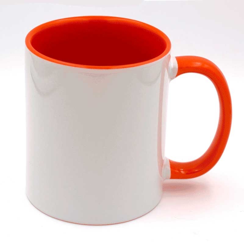 Mug personnalisable orange Mug personnalisable orange