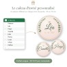 Forfait prénoms invités – miroirs de poche